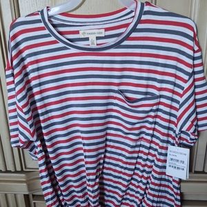 NWT Girl's Stripe Shirt Sleeves Top